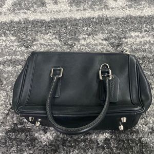 Vintage Coach black handbag